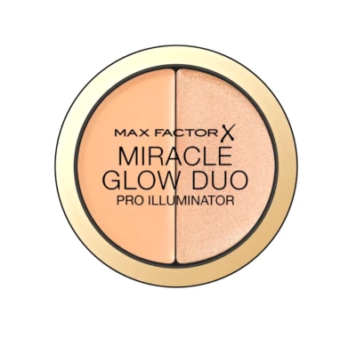 Max Factor Miracle Glow Duo Pro Illuminator/ Highlight Contour-Choose your Shade - Image 1 of 2
