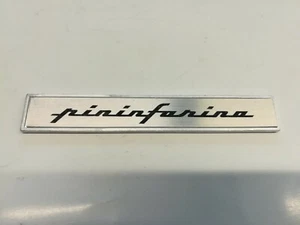 PININFARINA aluminum side emblem 145 x 22 mm. - Picture 1 of 3
