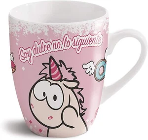 Nici 42434 Cup Unicorn Pink - Spanish: "I am sweet not, the next" 12.5x10cm - Picture 1 of 3