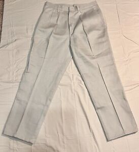 Wrangler Riata Khaki Pants Men's 33x34 Tan Straight Leg 100% Cotton 95KH