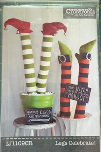 Legs Celebrate Christmas Halloween Home Decor Pattern by Amy Barickman IJ1109CR - Picture 1 of 2