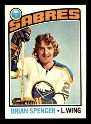 1976 Topps Hockey #191 Brian Spencer EX - Image 1 of 2