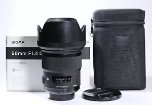 Sigma Art 50 mm/1:1.4 DG for Nikon F, FX, with 1-year warranty - Picture 1 of 4