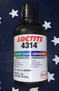 Loctite 4314 Light Cure Adhesive ONE POUND Bottle 1# EXP 02/26 2610581 - Picture 1 of 13