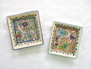 Spanish Pottery - Tapas Plate - Mosaic - Set of 2 #11 & 12 - New -First Quality - Picture 1 of 2