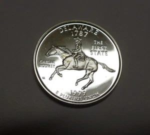 All Five 1999-S Proof SILVER State Quarters! Gorgeous Cameo Coins!! - Picture 1 of 6