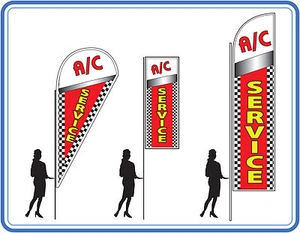 Air conditioning Flag great for advertising your garage free base aircon flags - Picture 1 of 11