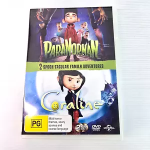 ParaNorman Coraline 2 Animation Horror Movies DVD Region 2,4,5 PAL - Picture 1 of 7