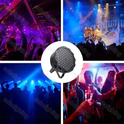 LED Disco Lights Party 54 LED Par Wash Stage Light DJ Show Lighting Dance Lamp - Image 1 of 4