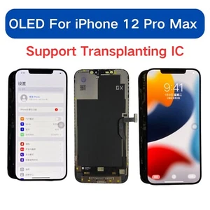 Pour iPhone 12 Pro Max 6.7'' OLED LCD Écran Tactile Numériseur Assemblage USA - Photo 1 sur 9