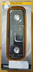 Creative Travelsound Zen Stone stereo portable speaker black NEW SEALED - Picture 1 of 9