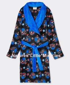 Sonic The Hedgehog Robe Size 4 5 6 7 8 10 Boys Pajamas Cover Up Bathrobe NEW NWT - Picture 1 of 2