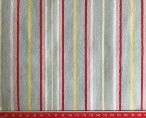 Used 51cm x 51cm Square Cath Kidston Cheshire Stripe Duck Egg Lightweight Cotton - Picture 1 of 7