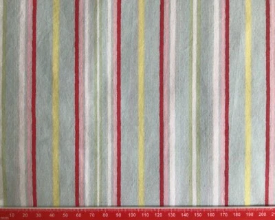 Used 49cm x 49cm Square Cath Kidston Cheshire Stripe Duck Egg Lightweight Cotton - Image 1 of 4