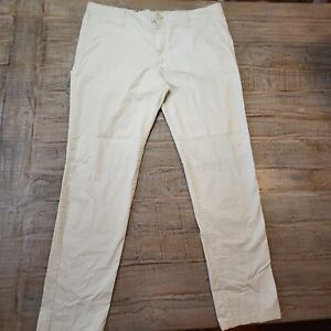 Pantalon chino homme Armani Exchange A|X coupe mince en coton extensible blanc 38R