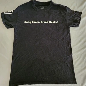 Bang Gears Break Necks Gildan Black Short Sleeve Cotton T-Shirt Adult S - Bild 1 von 7