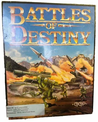 Battles Of Destiny (PC IBM 5.25, 1992) QQP Productions Big Box Game Sealed - Image 1 of 4