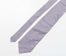 Eddy Taylor Mens Multicoloured Plaids & Checks Silk Pointed Tie One Size
