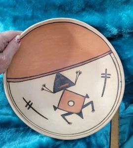 Réplica de cuenco grande policromado Hopi nativo americano - Imagen 1 de 7