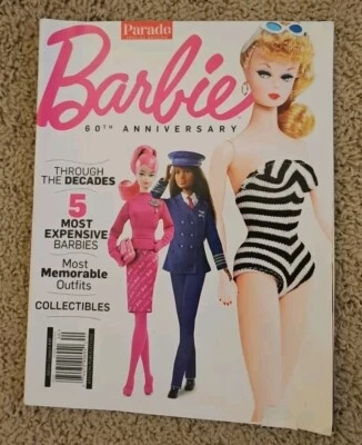 Barbie 60th Anniversary 2019 Parade Special Edition Magazine Athlon Classics 40 - Image 1 of 2