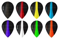 5 New Sets Harrows Dimplex Standard Dart Flights Black 3D Ships w/ Tracking 