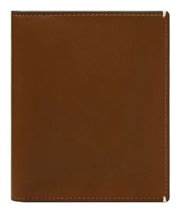 FOSSIL étui pour carte d'identité Gift Passport Case Medium Brown - Picture 1 of 3