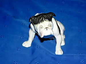 Grafenberg English bulldog large porcelain figurine Made in Germany - Picture 1 of 5