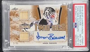 MANON RHEAUME SIGNED 2019 LEAF LUMBER KINGS TWIG SIGS #TSMR1 PSA 8 AUTO GRADE 10 - Picture 1 of 2
