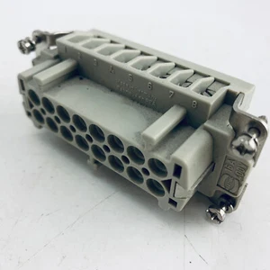 HARTING 09330162701 16 pole female insert for Han series. Screw termination - Bild 1 von 2