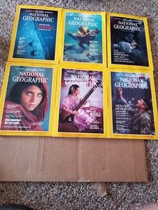 1985 NATIONAL GEOGRAPHIC MAGAZINE FULL YEAR 12 MAGAZINES WITH MAPS