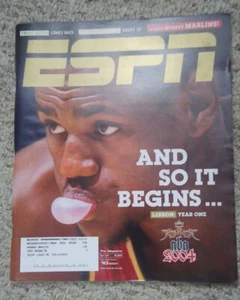 LEBRON JAMES ESPN The Magazine AND SO IT BEGINS... Nov 10, 2003 - Picture 1 of 2