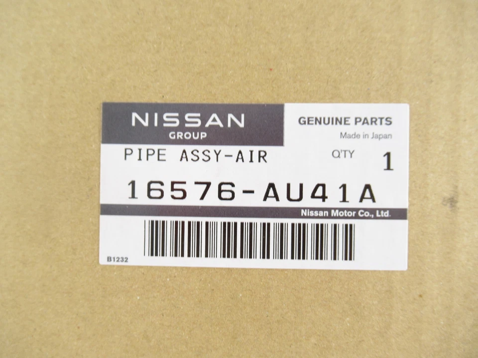 Genuine OEM Nissan 16576-AU41A Air Intake Duct Assy 2001-2006 Sentra - Image 1 of 4