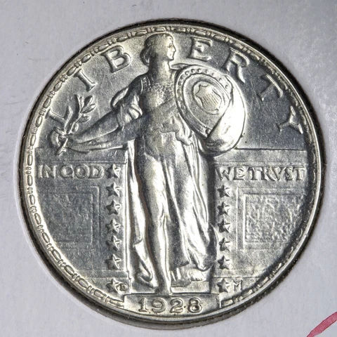 1928-D Standing Liberty Silver Quarter CHOICE BU *UNCIRCULATED* MS E270 DCFK Cover