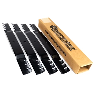(4) Aftermarket Toothed Mulching Blades for Toro Time Cutter 42" 106-2247 - Picture 1 of 6