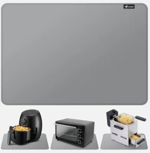 Heat Resistant Mat for Air Fryer Site on Fireproof Silicone Mats for Kitchen New - Picture 1 of 8