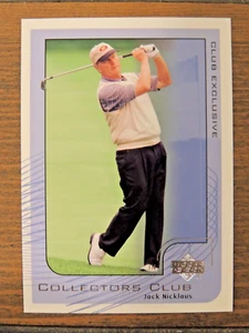 Tarjeta insertada exclusiva del club de coleccionista Jack Nicklaus 2002 UD #PGA-4 LEYENDA DEL GOLF - Imagen 1 de 1