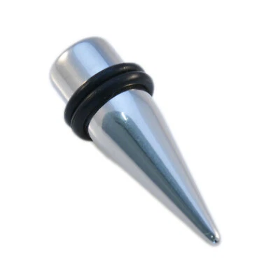 ESTIRA CÓNICA DE OREJA de acero quirúrgico Kit de estiramiento de oreja Juego de expansores Spike Foto 1 de 2