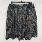 Duro OloWu for JCP Womens Skirt Tribal Print Flare Size Small Black