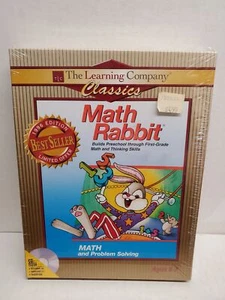 The Learning Company Classics Math Rabbit Computer Game - 1996 Edition - Vintage - Picture 1 of 5