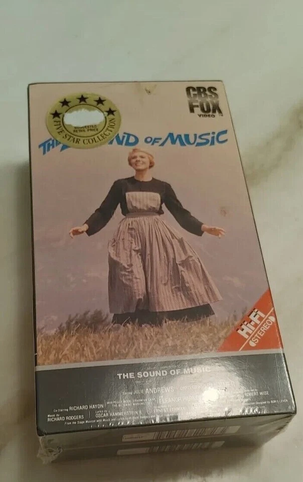 The Sound Of Music CBS Fox Original Vintage 1986 VHS Rare Factory Sealed NIB - Image 1 of 1