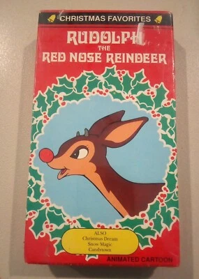 RUDOLPH THE RED NOSE REINDEER CHRISTMAS FAVORITES ANIMATED CARTOON VHS Sealed  - Image 1 of 3