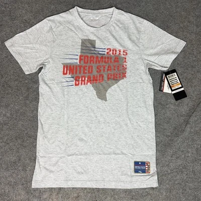 Camiseta Fórmula 1 Gran Premio de Estados Unidos Para Hombre Pequeña Carreras F1 Hamilton 2015 Camiseta Foto 1 de 4
