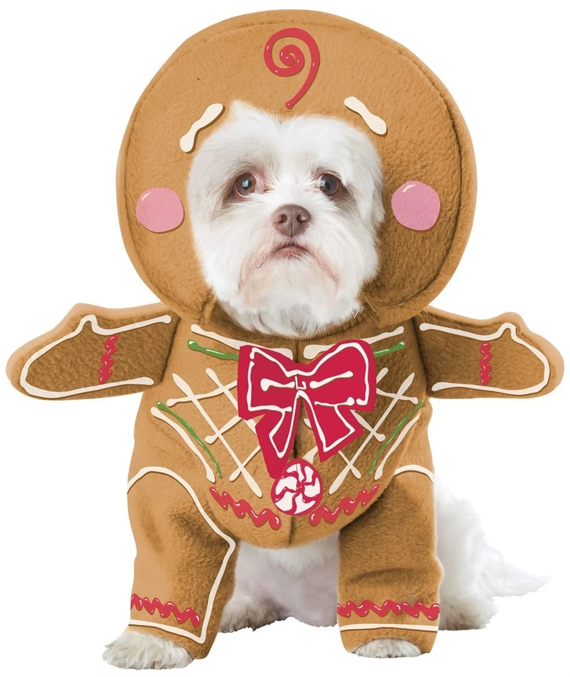 Disfraz de cachorro de pan de jengibre para mascota | Colección de disfraces X-Small de California Foto 1 de 1