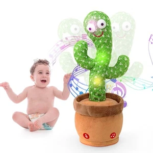 Juguetes para bebés que hablan cactus bailan con luces y música 120 canciones juguetes de peluche para... - Imagen 1 de 8