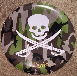 Paolo Personalized Dinner Plate Camo - Picture 1 of 3