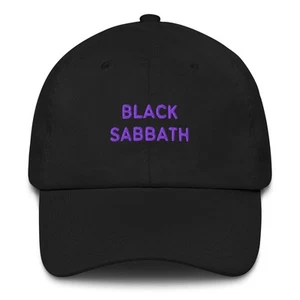Gorra de béisbol Black Sabbath simple bordada para papá púrpura unisex de metal Ozzy - Imagen 1 de 9