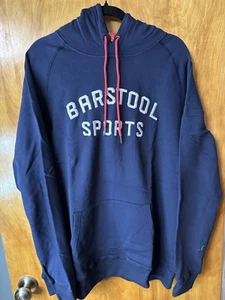 Barhocker Sport 2XL blau Hoodie Dave Portnoy Skyline neu ohne Etikett - Bild 1 von 5