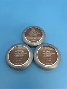 (LOT OF 3) L'Oreal True - Match Super-Blendable - Powder Cool #C7 Nut - 0.33 OZ - Picture 1 of 6