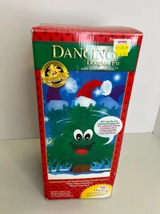Gemmy Dancing Douglas Fir Singing Christmas Tree Motion Activated 14" 1997 WORKS - Picture 1 of 23