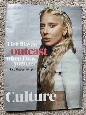 THE SUNDAY TIMES CULTURE MAGAZINE 9th March 2025 9/3/25 Lady Gaga - Image 1 of 2